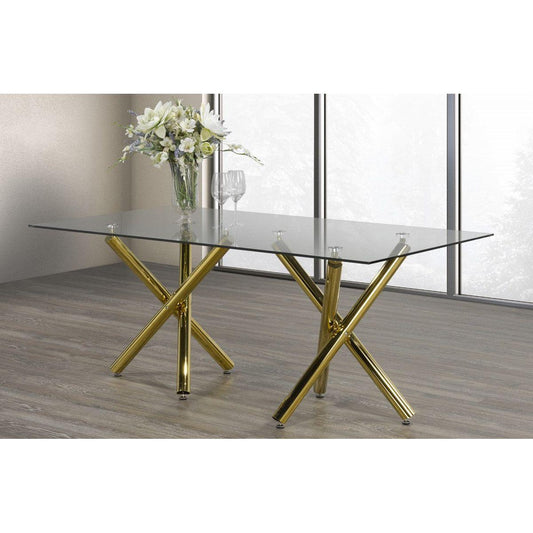 Adriana Dining Table - Gold