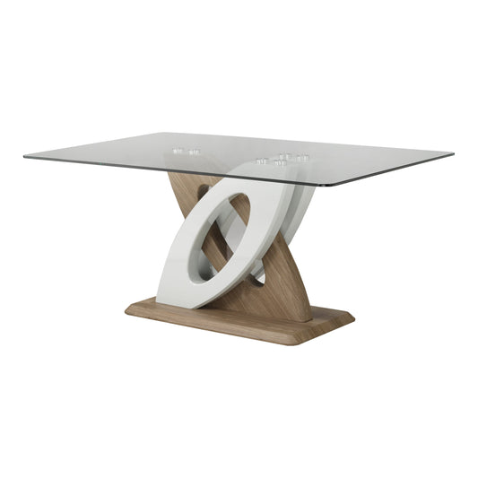 Ava Dining Table, Multi-toned