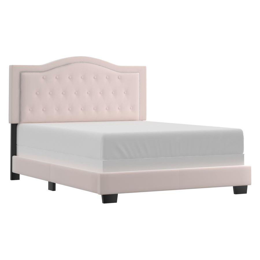 Pixie 60" Queen Bed in Blush Pink