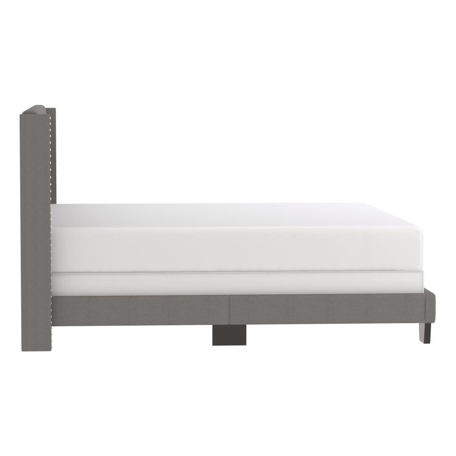 Gunner 78" King Bed in Light Grey