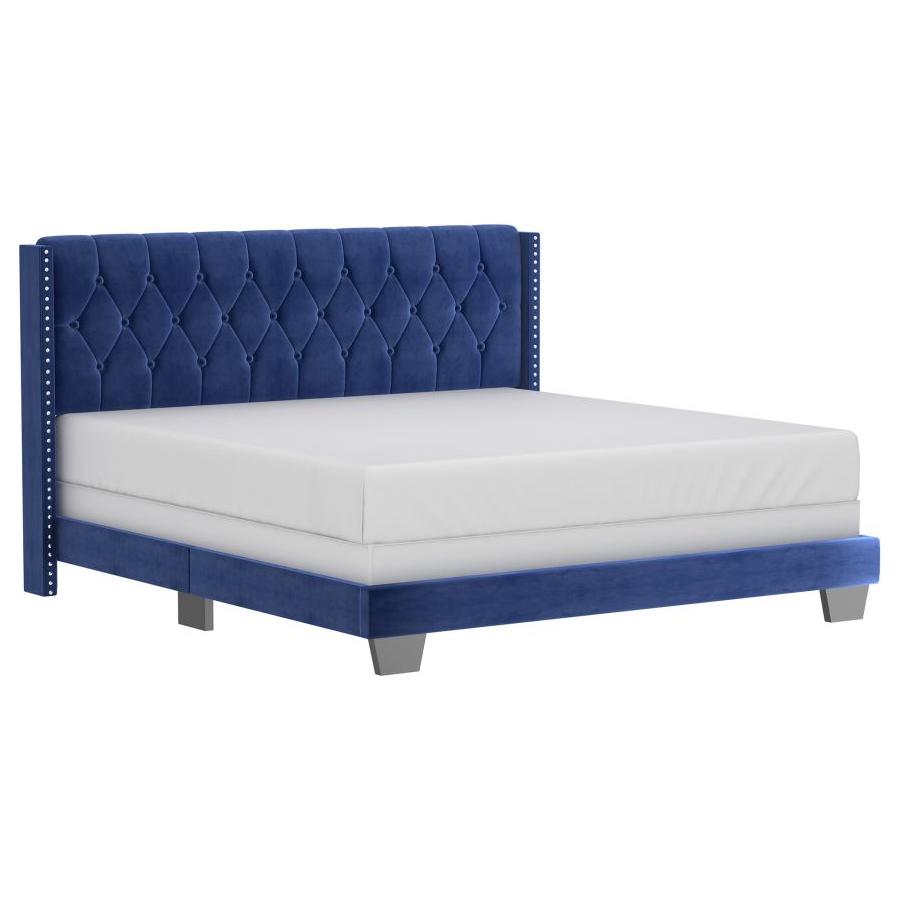 Gunner 78" King Bed in Blue