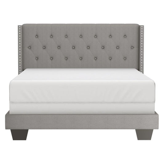 Gunner 60" Queen Bed in Light Grey