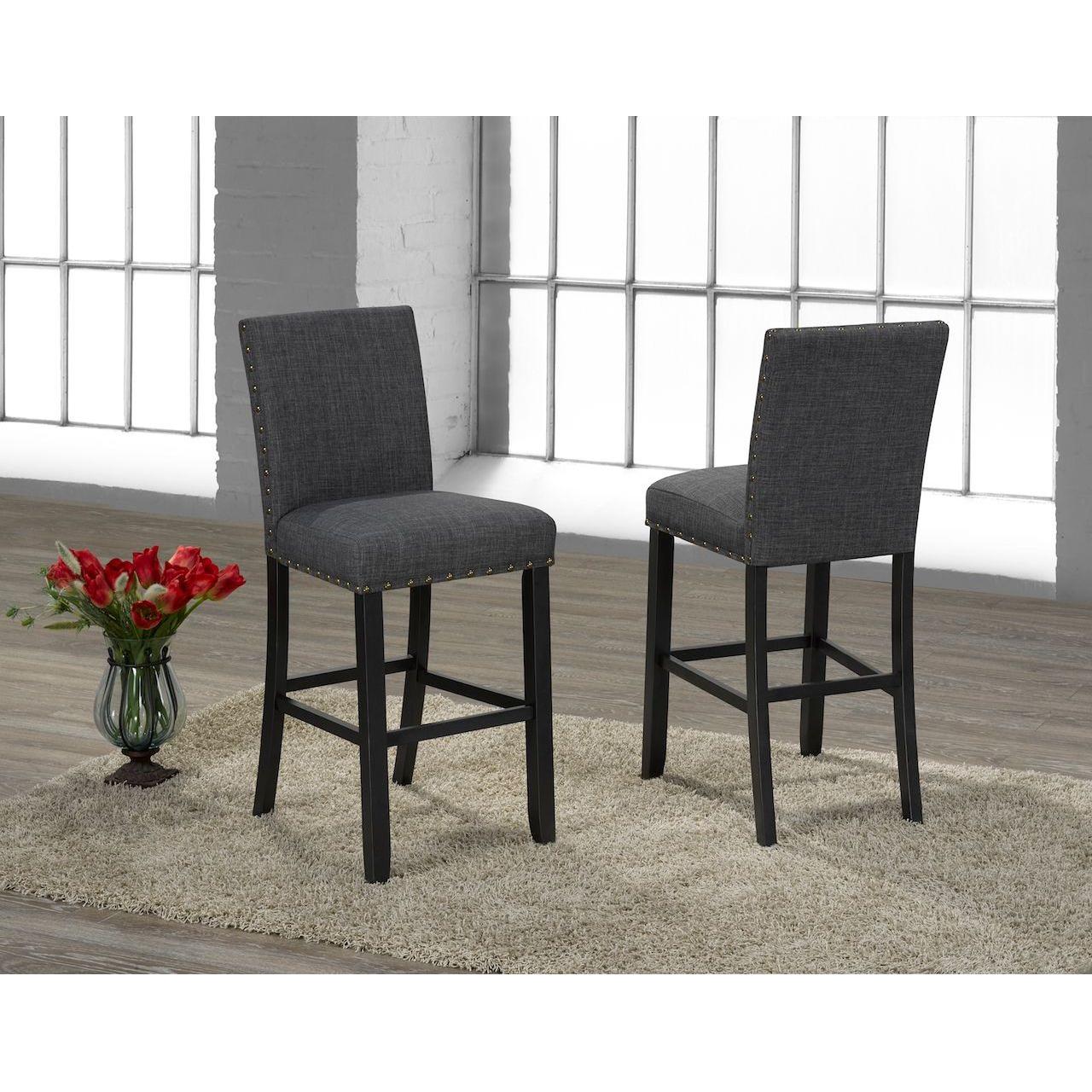 Avery 29'' Bar Stool, Set of two, Grey