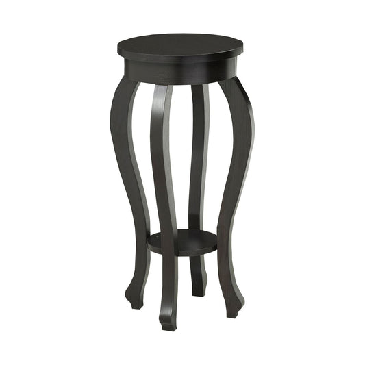 Tan Plant Stand, Dark Cherry