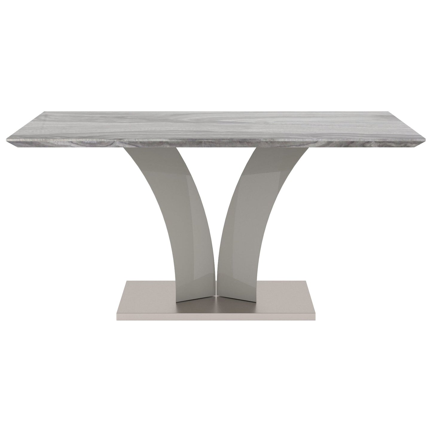 Napoli Rectangular Dining Table in Light Grey