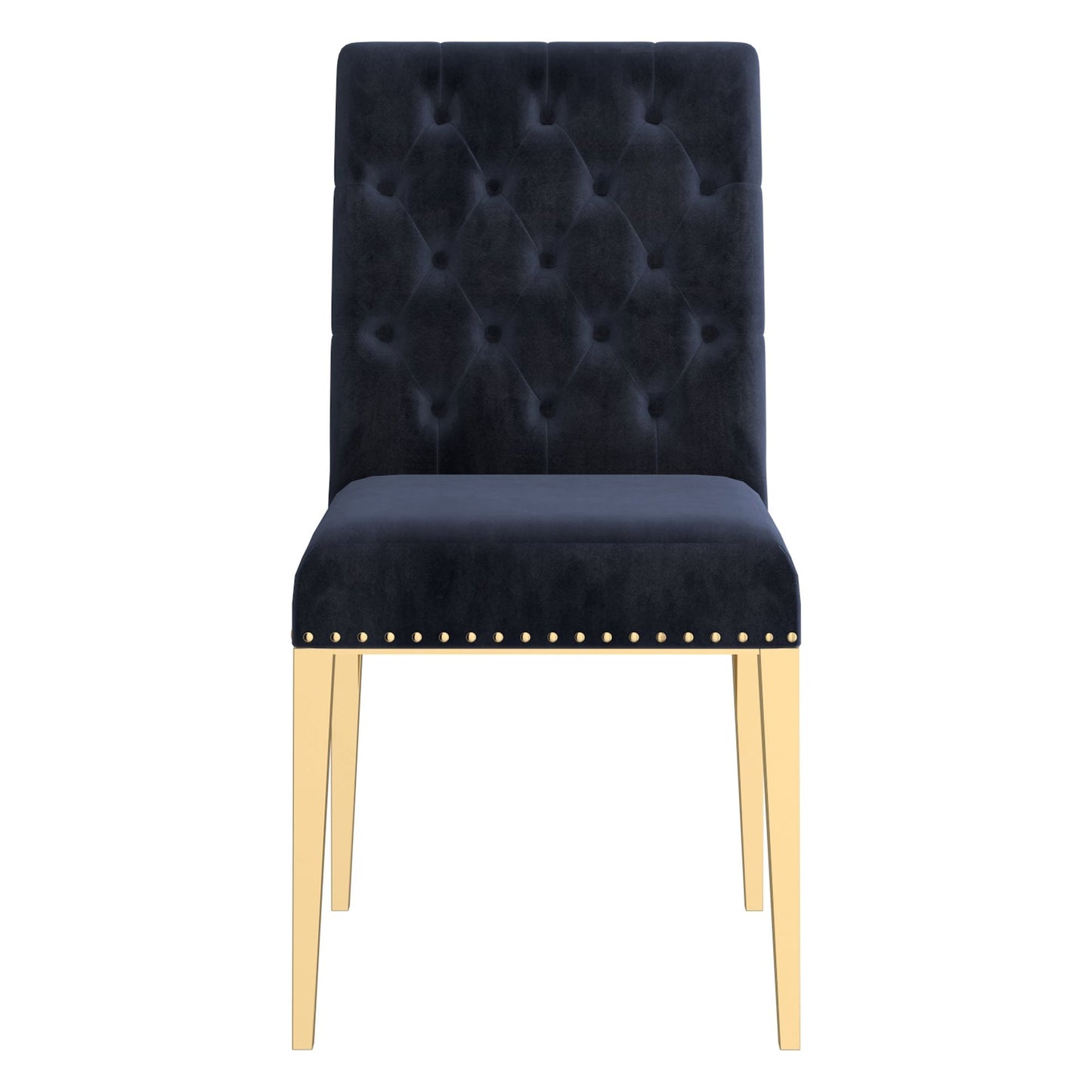 Azul Dining Chair, Set of 2 in Black and Gold