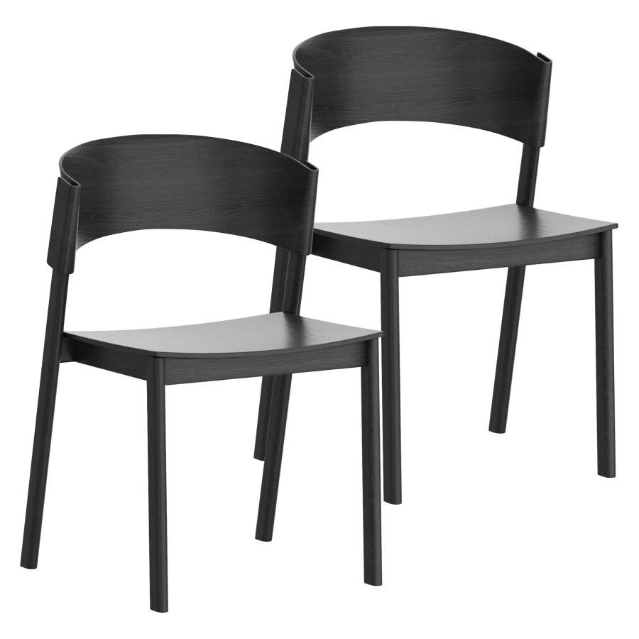 Elias Contract Grade Chair, Set of 2 in Black