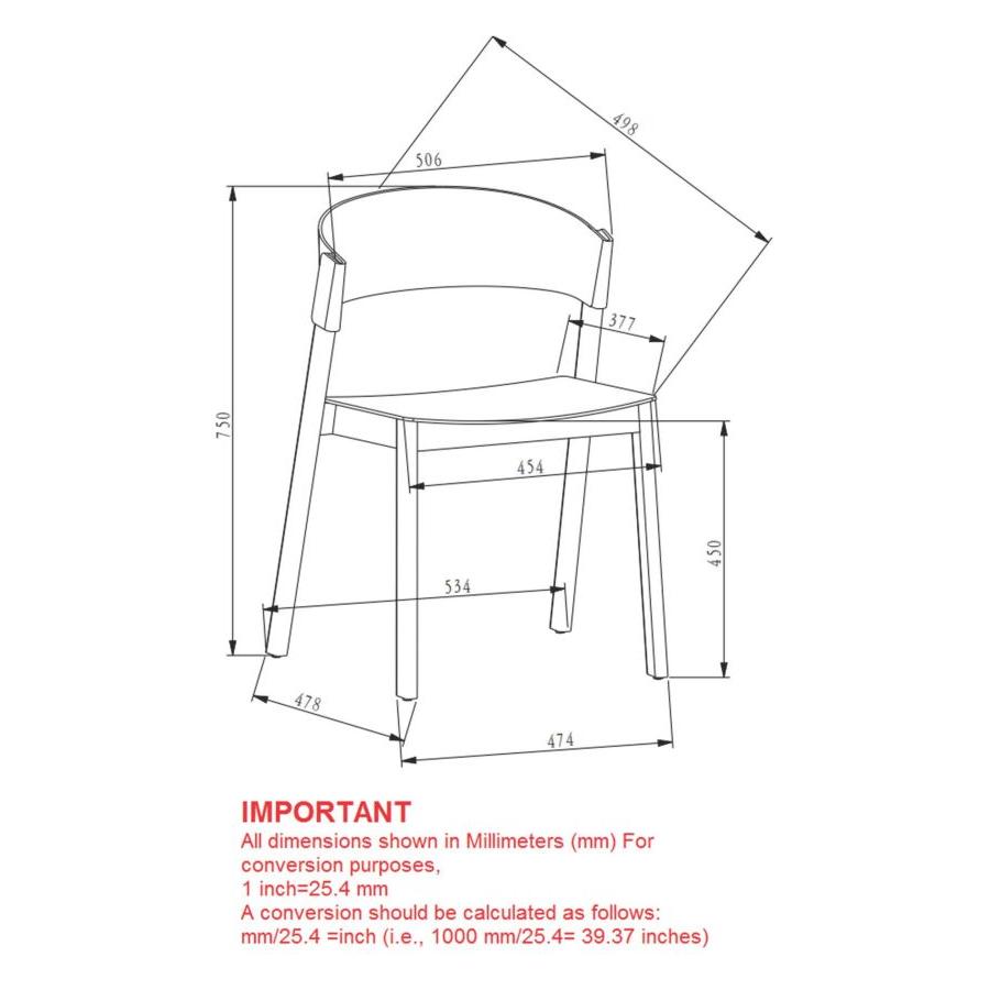 Elias Contract Grade Chair, Set of 2 in Black