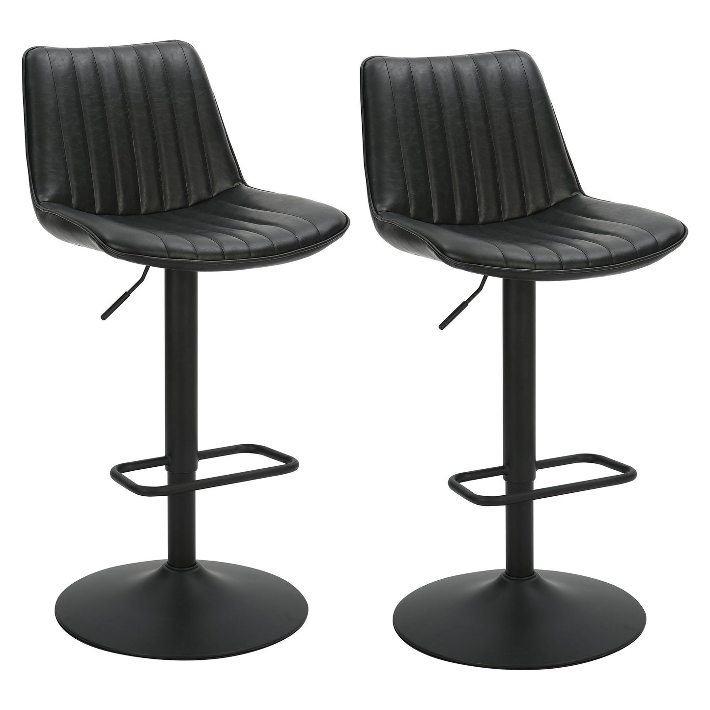 Kosi Adjustable Air-Lift Stool (Set of 2)