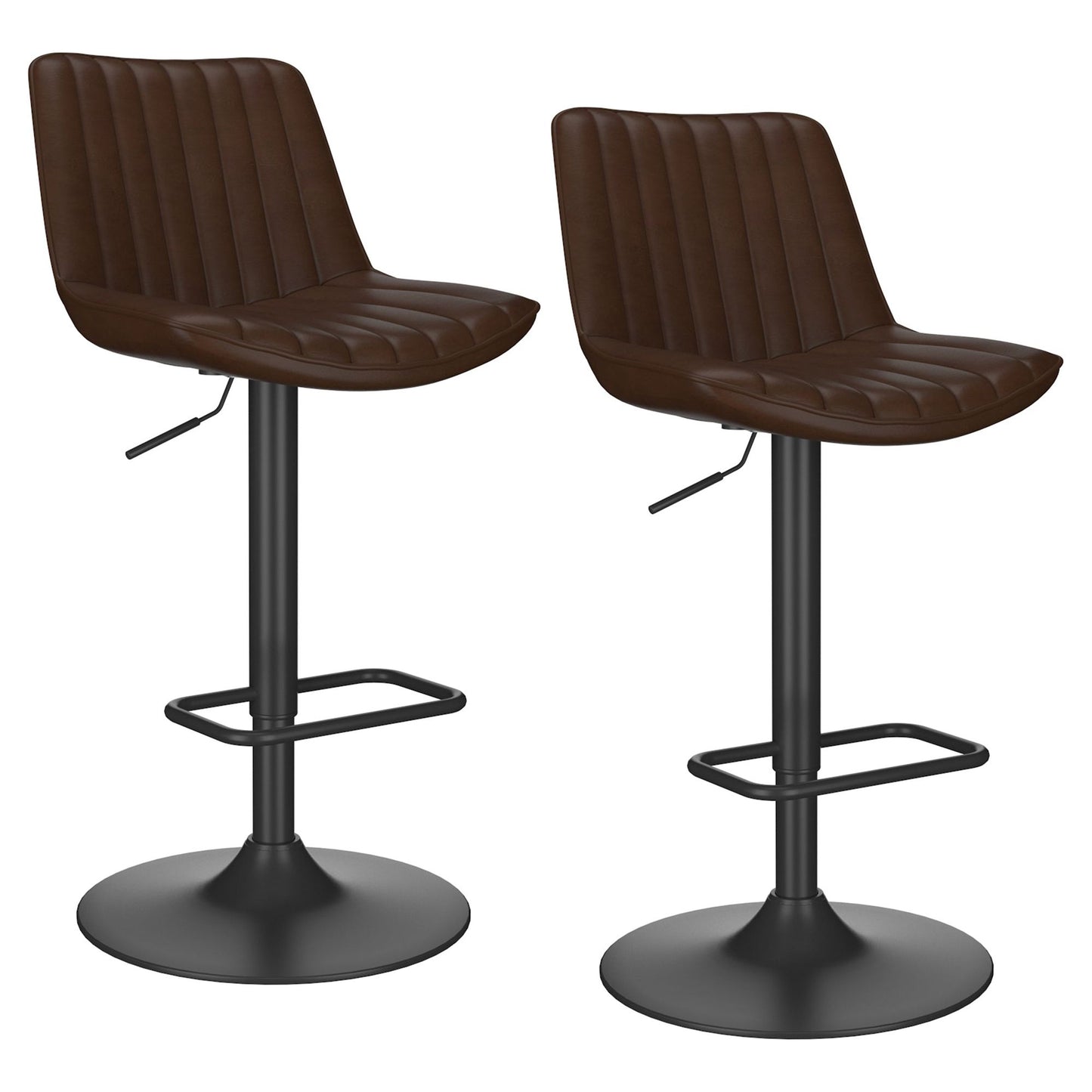 Kosi Adjustable Air-Lift Stool (Set of 2)