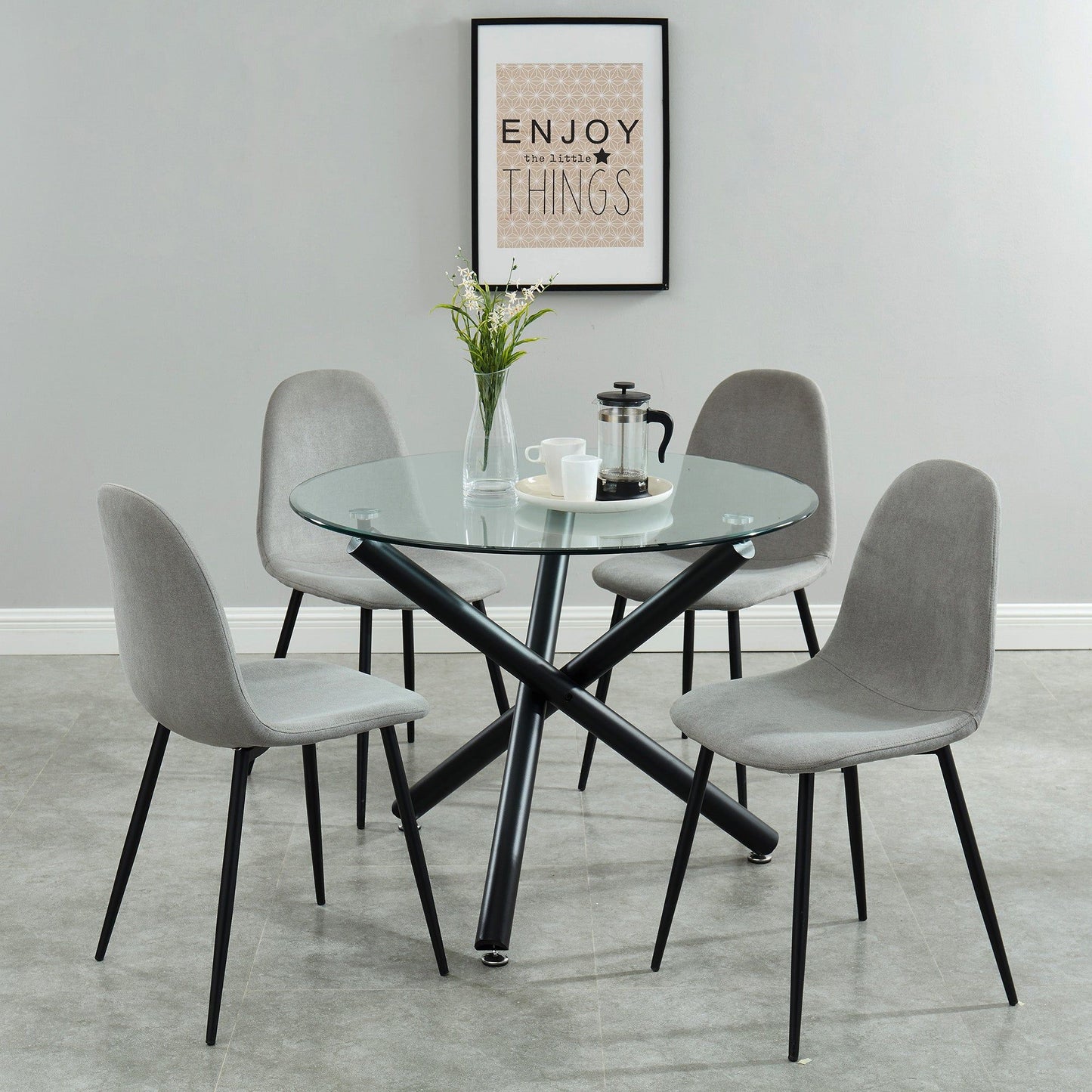 Suzette/Olly 5pc Dining Set