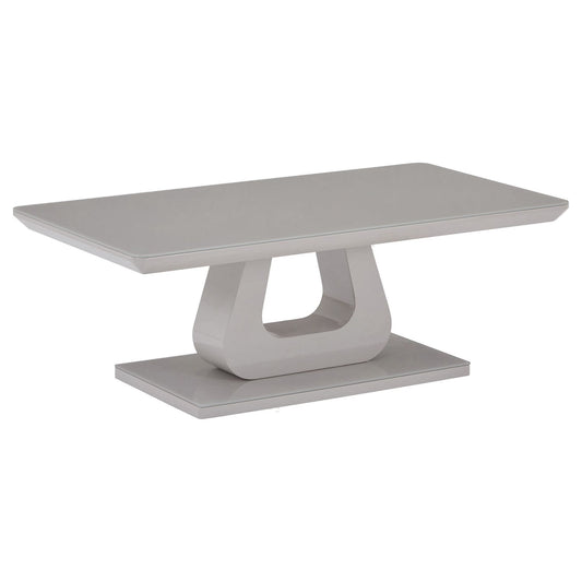 Corvus Rectangular Coffee Table in Warm Grey