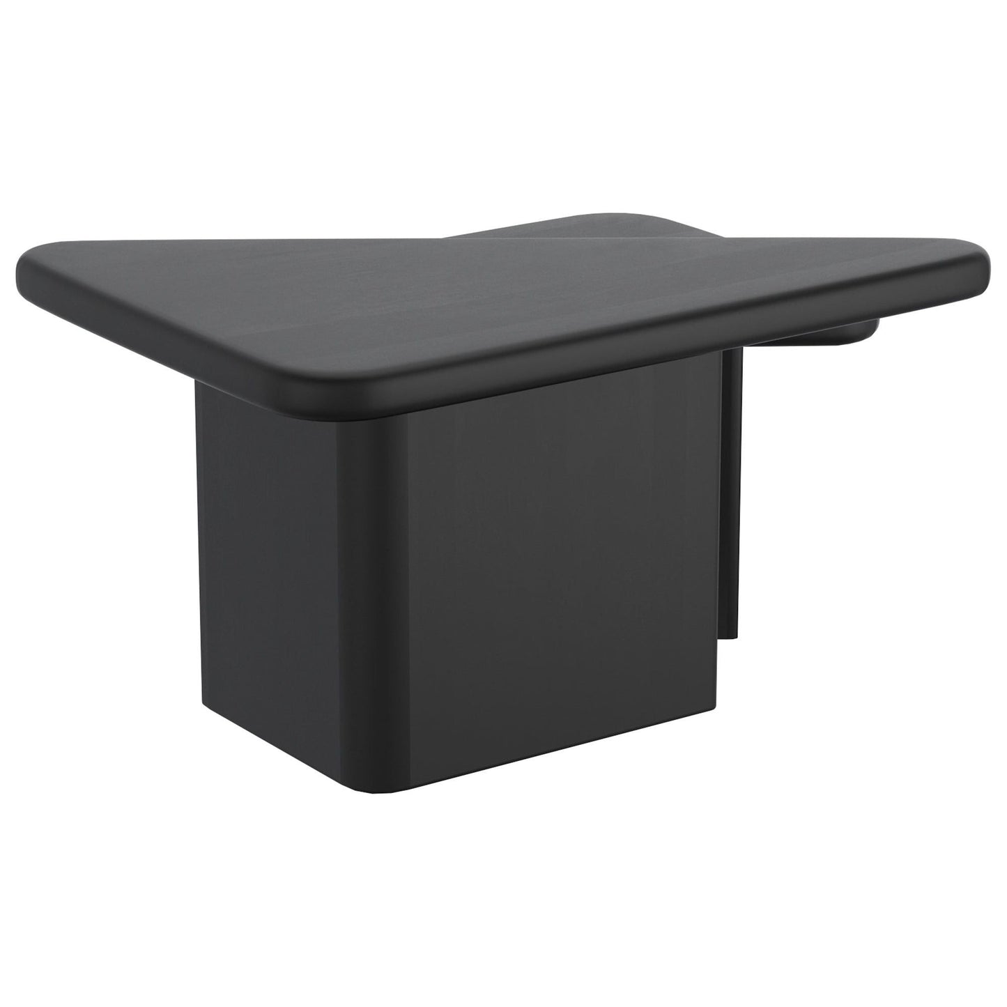 Draco 2pc Coffee Table Set in Black