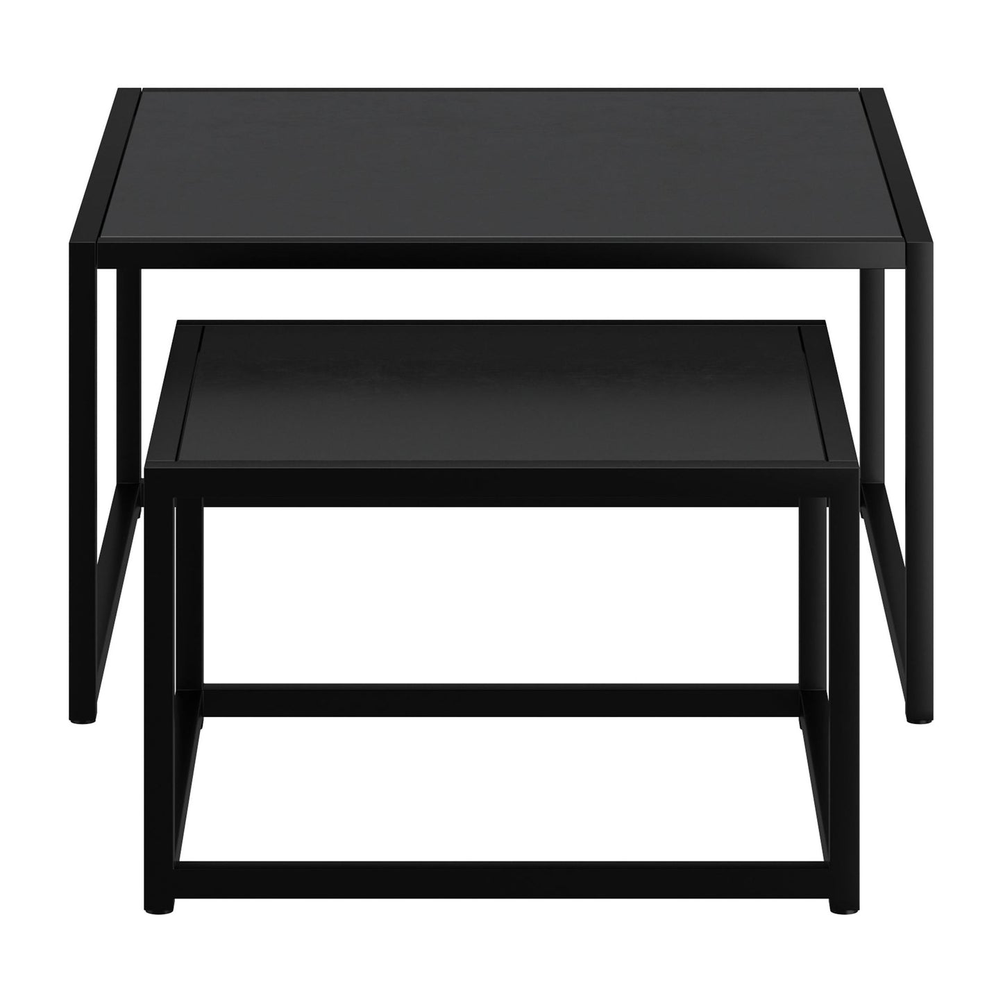 Quinn 2pc Coffee Table Set in Black