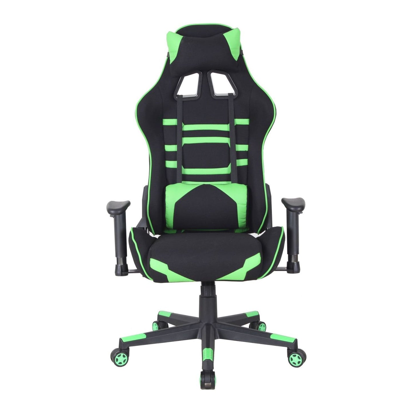 Brennan Gaming Desk & Chair Set, Green