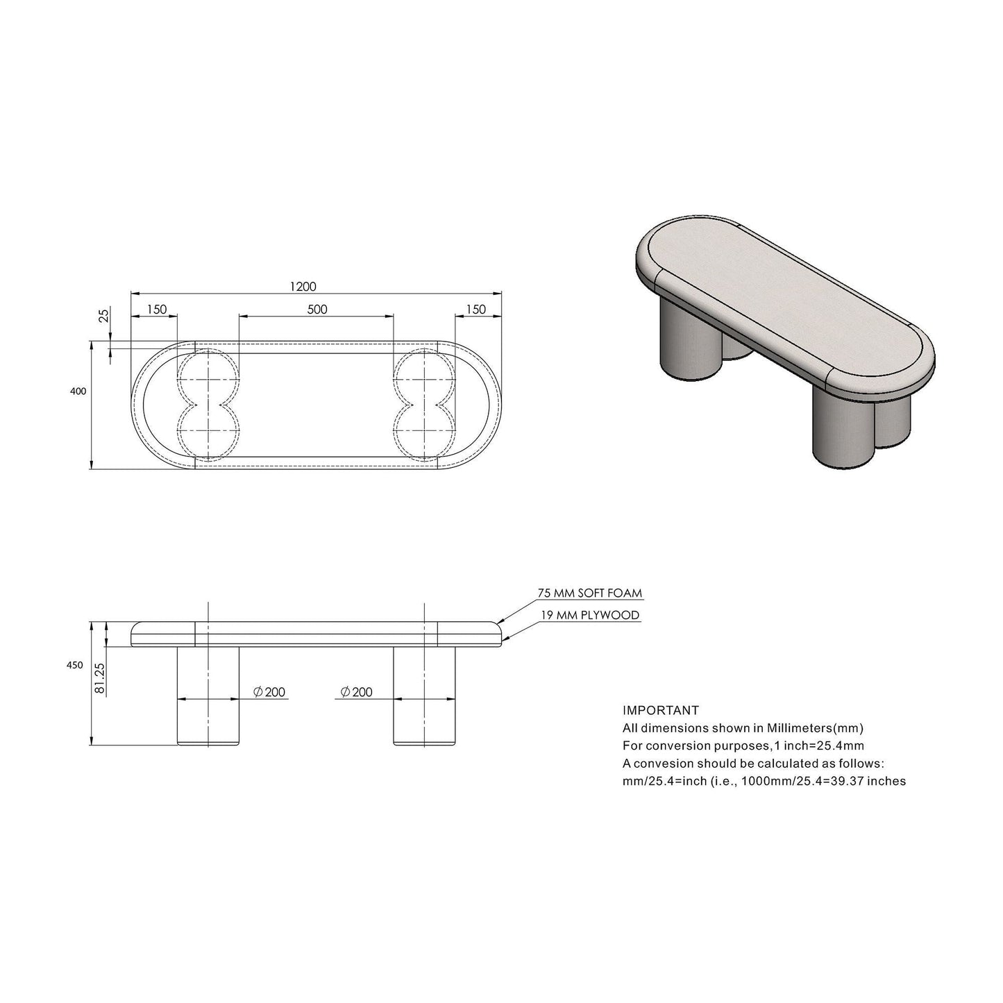 Azoro Bench