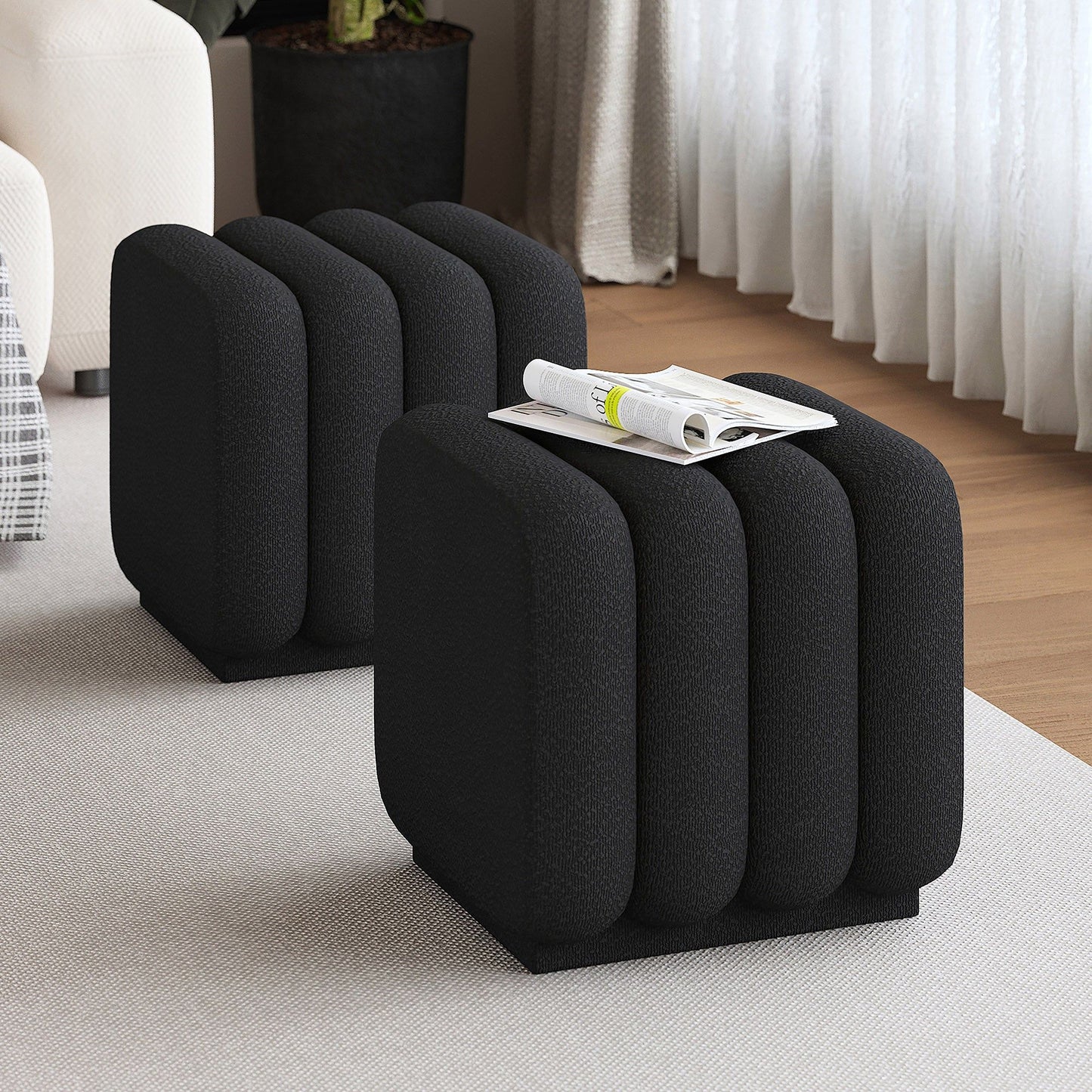 Rigel Small Square Ottoman