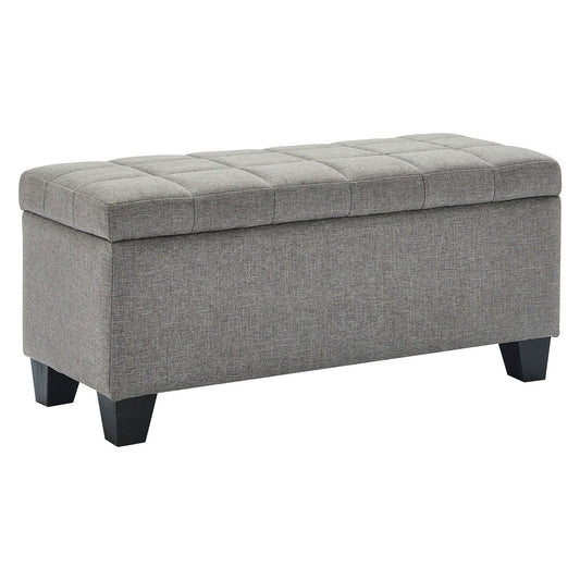 Lila Rectangular Storage Ottoman Bench