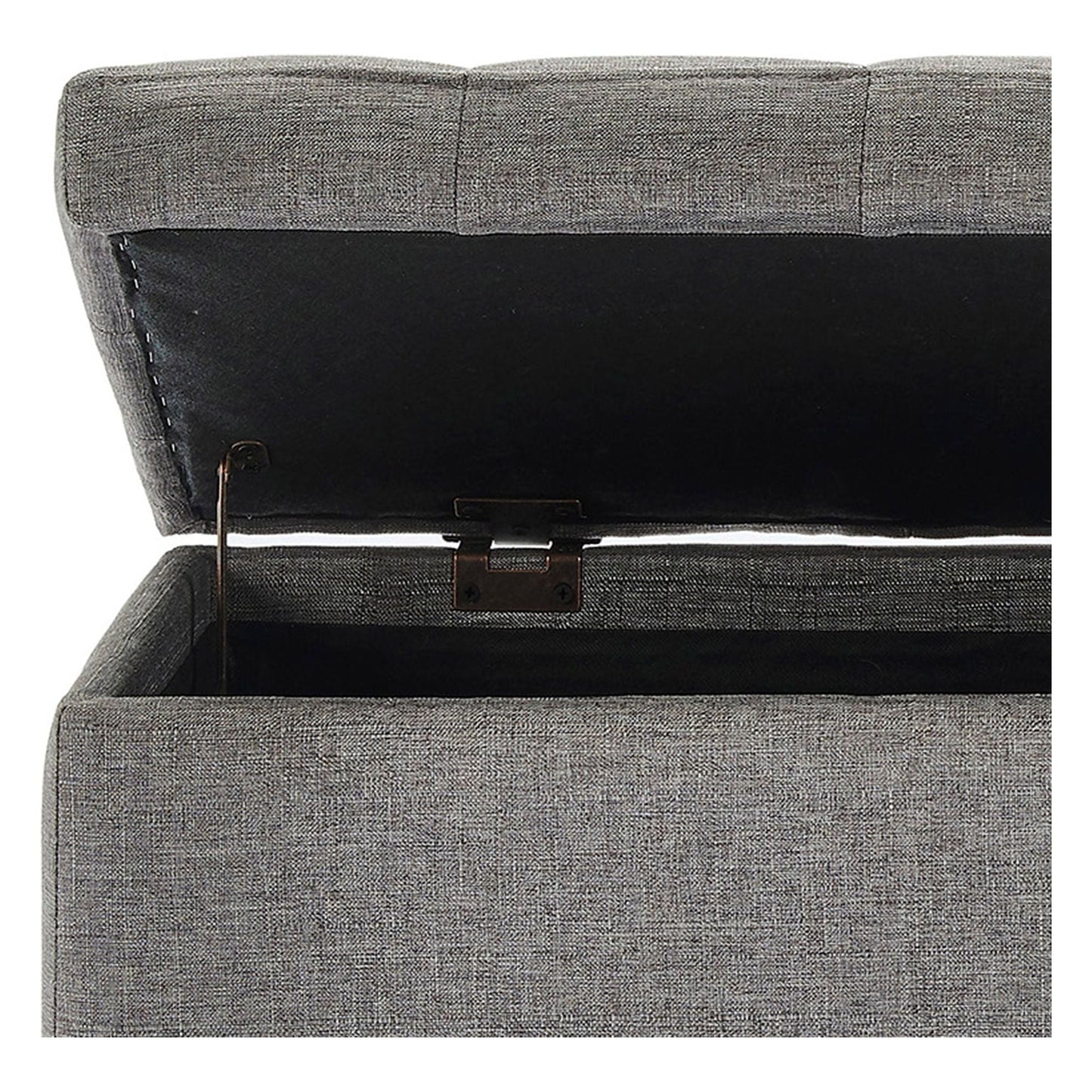 Lila Rectangular Storage Ottoman Bench