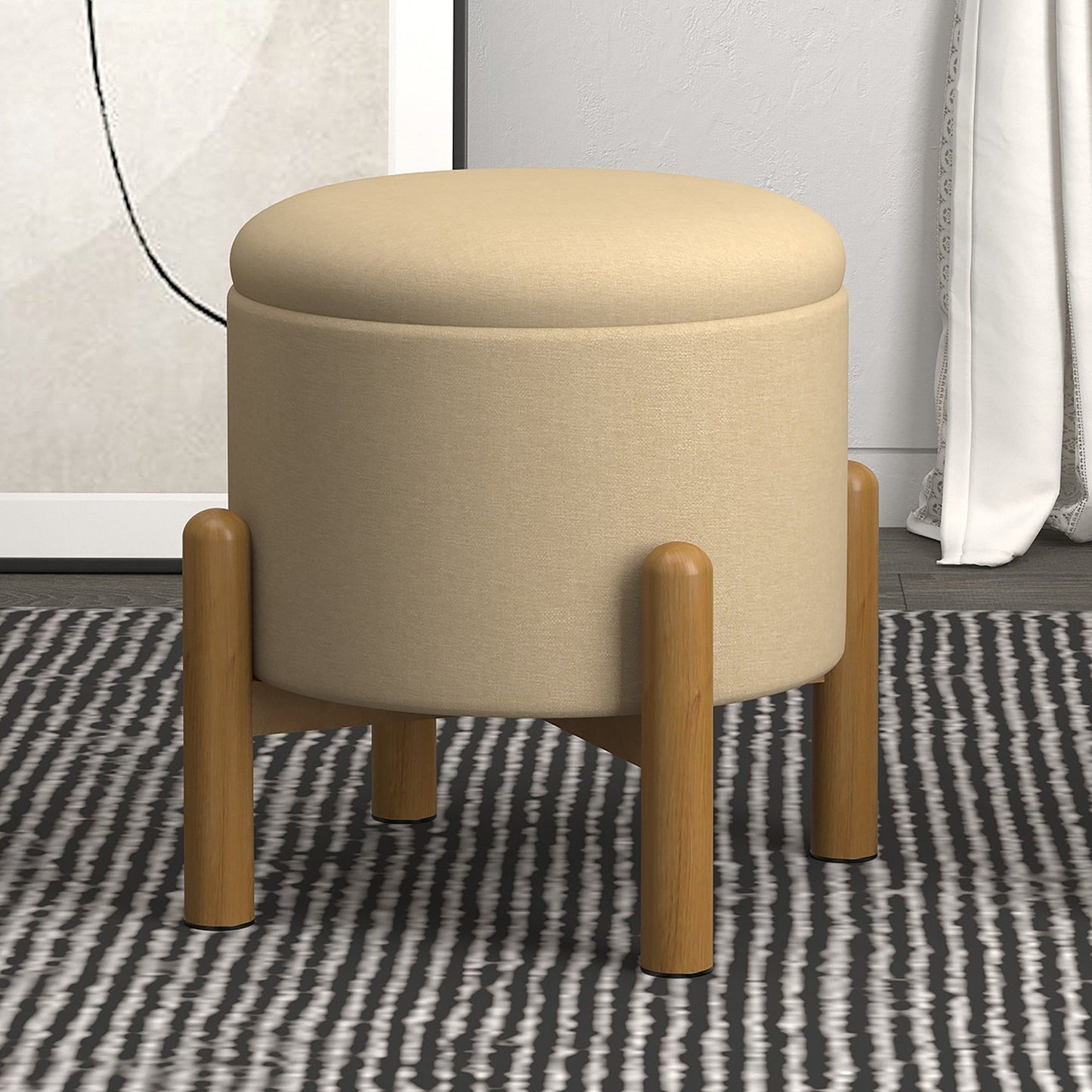 Heidi Round Storage Ottoman