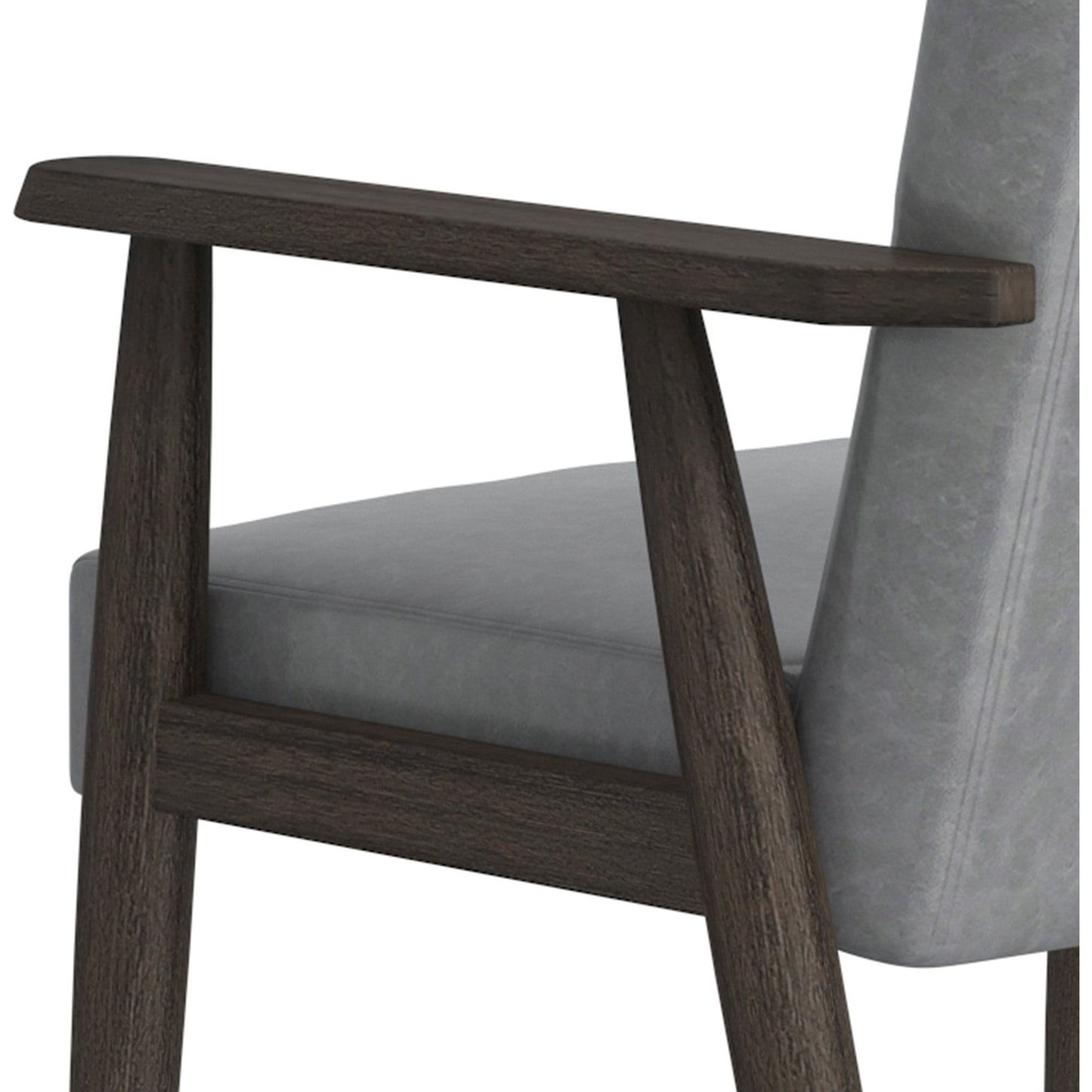 Wilder Accent Chair in Grey and Weathered Brown