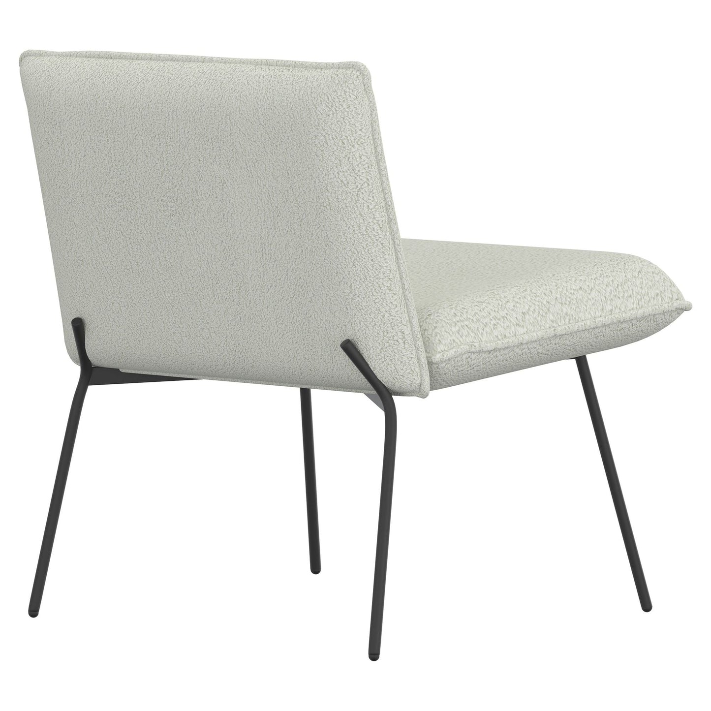 Gigi Accent Chair in Cream Boucle Fabric