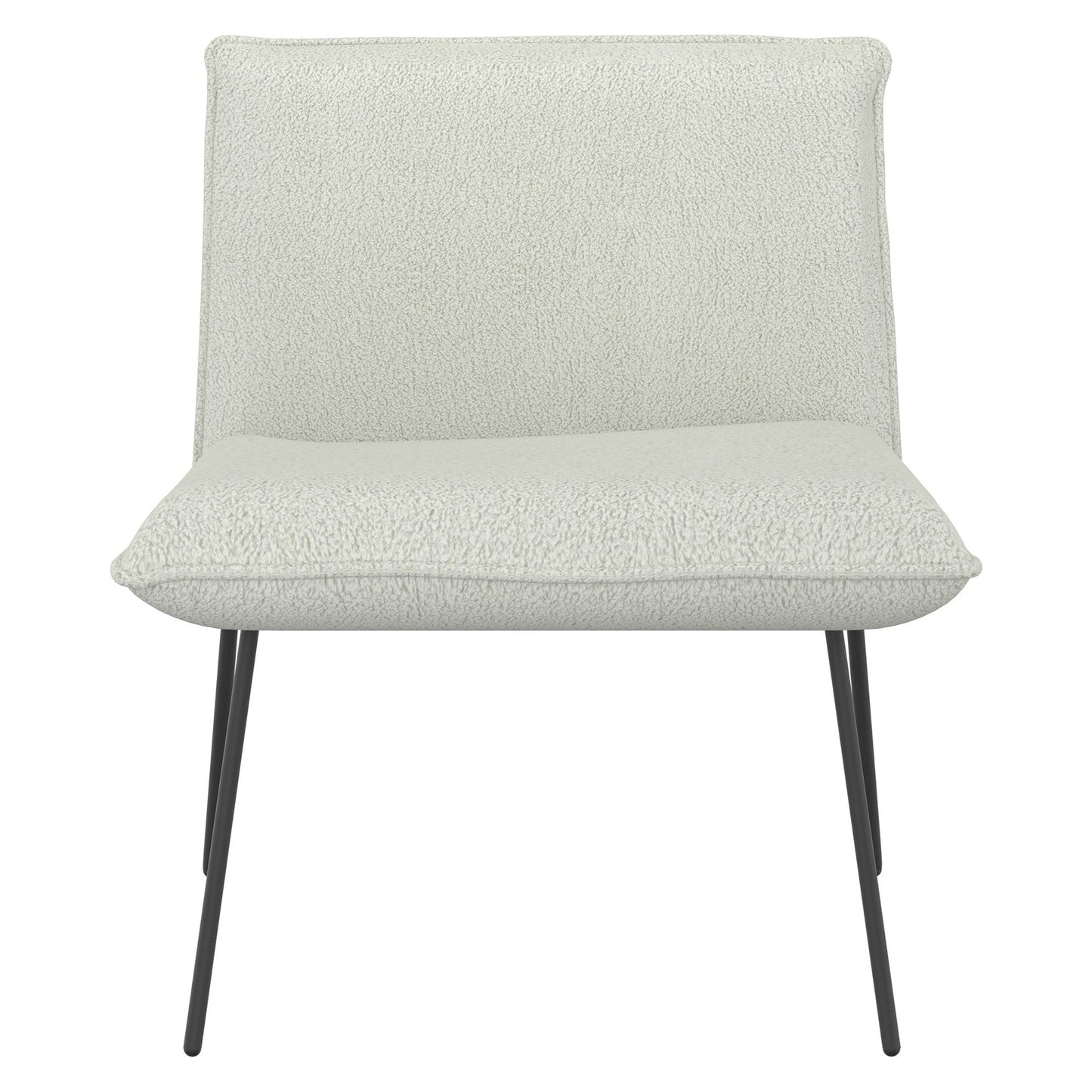 Gigi Accent Chair in Cream Boucle Fabric