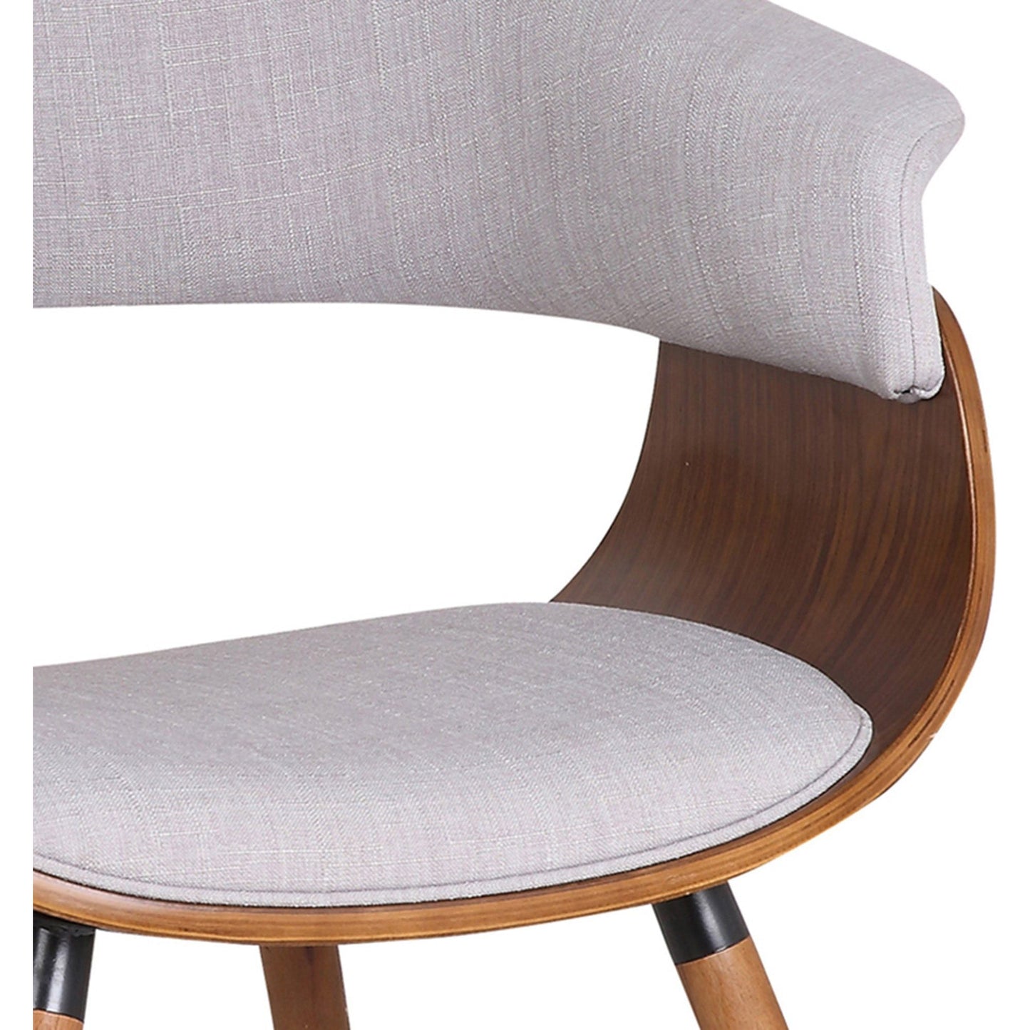 Holt Accent/Dining Chair in Grey and Walnut