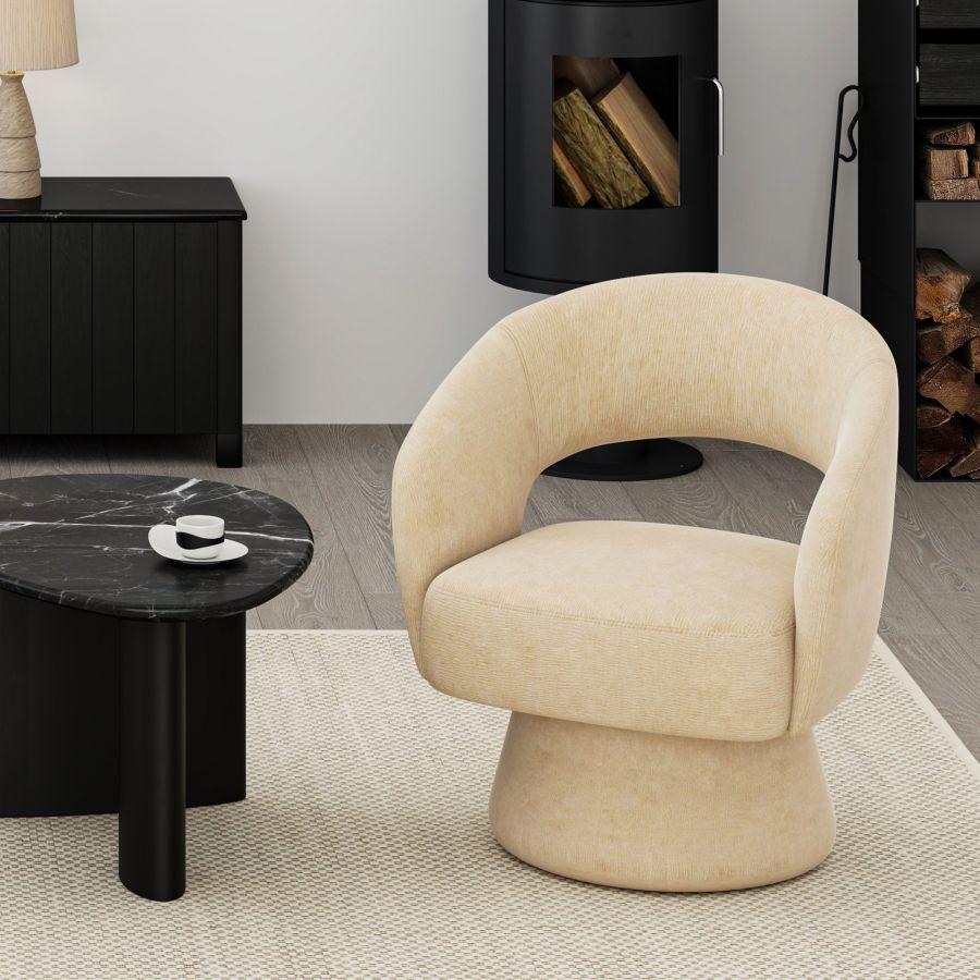 Santo Accent Chair in Beige