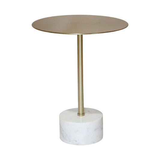 Accent Table - White/gold