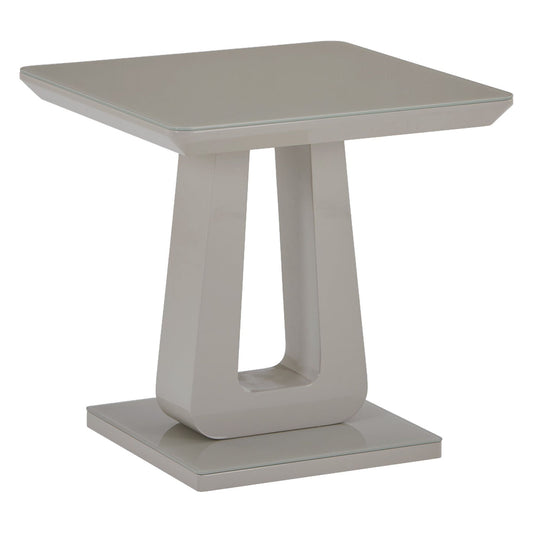 Corvus Accent Table in Warm Grey