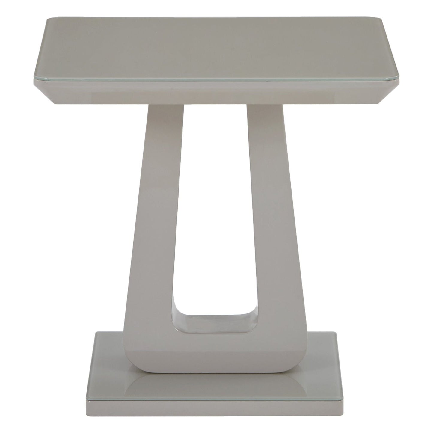 Corvus Accent Table in Warm Grey