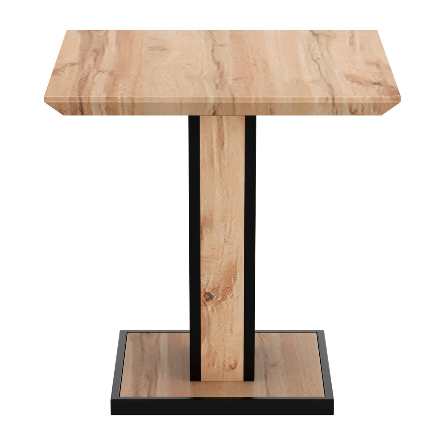 Forna Accent Table in Natural and Black