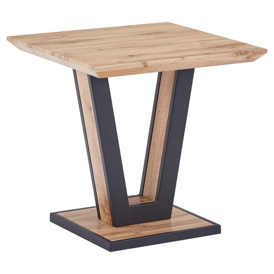 Forna Accent Table in Natural and Black