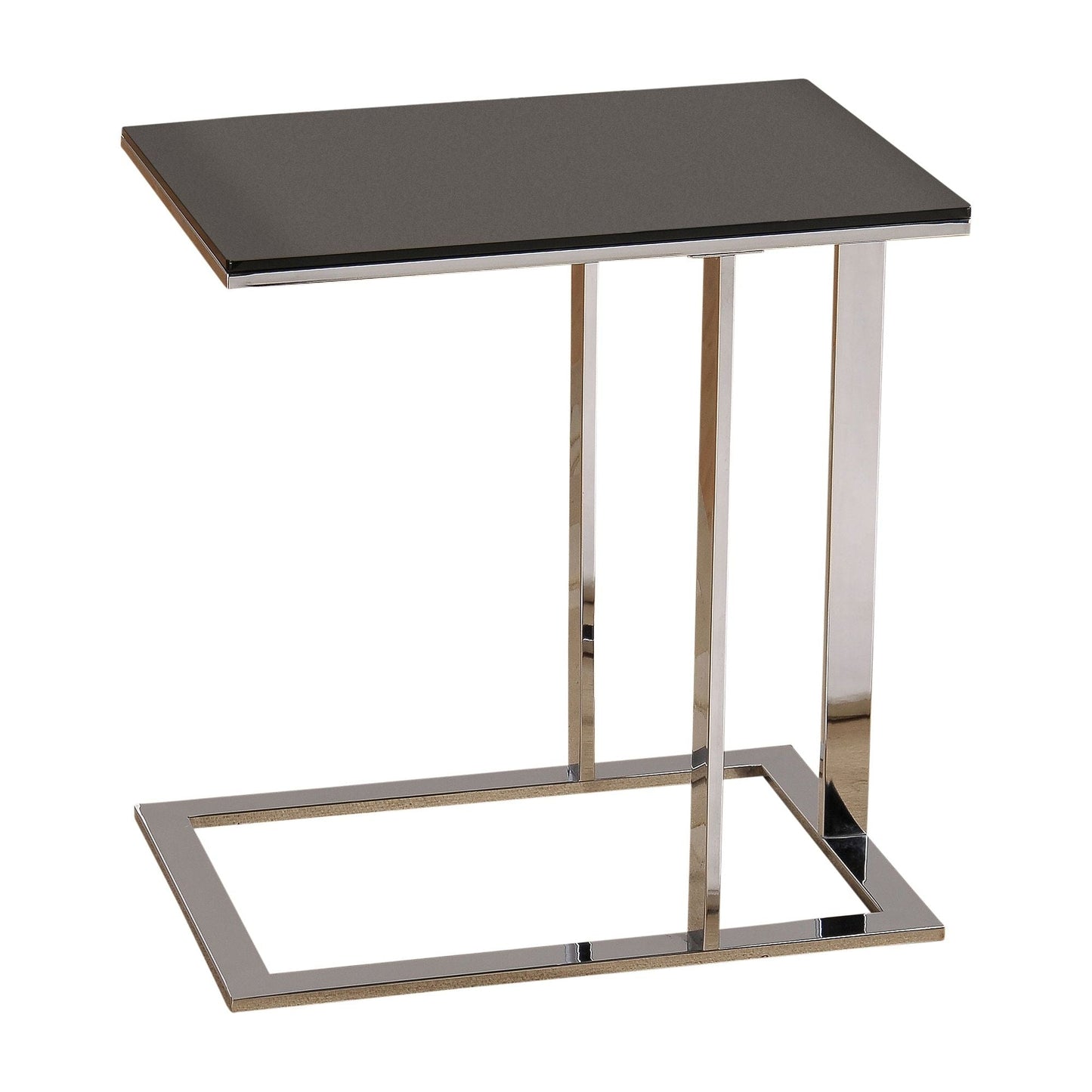 Mod Accent Table in Chrome and Black