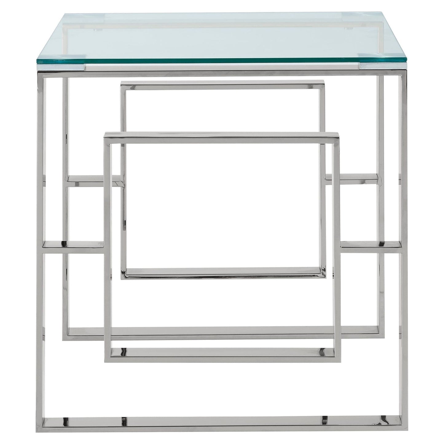 Eros Accent Table in Silver