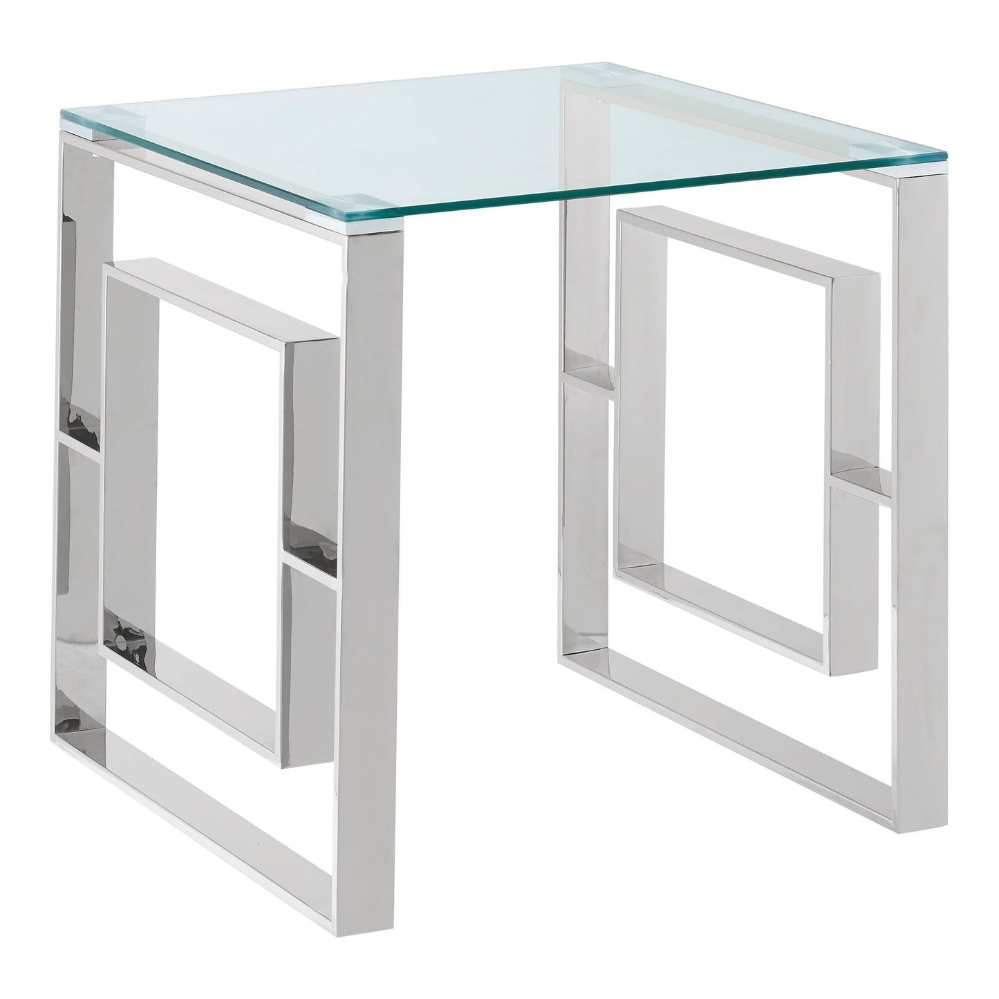 Eros Accent Table in Silver