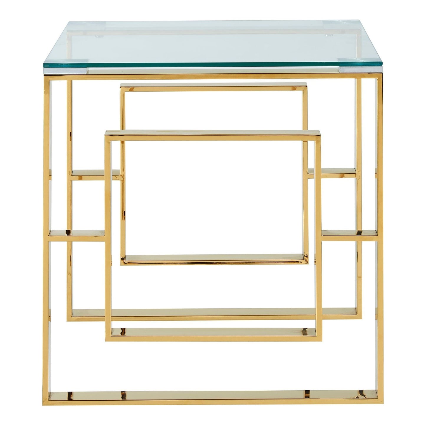 Eros Accent Table in Gold