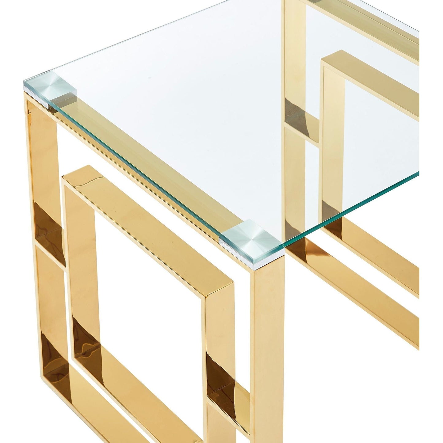 Eros Accent Table in Gold