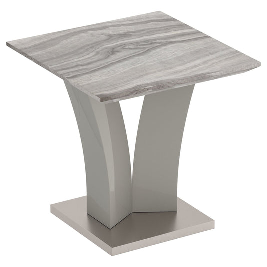 Napoli Accent Table in Light Grey