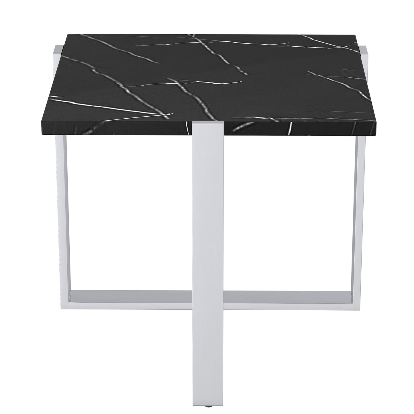 Veno Accent Table in Black and Silver