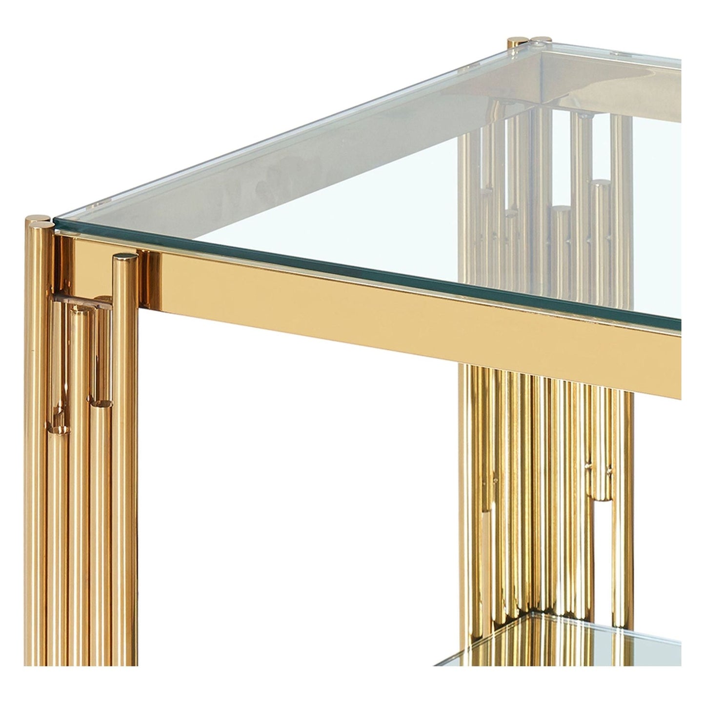 Estrel Large Accent Table in Gold