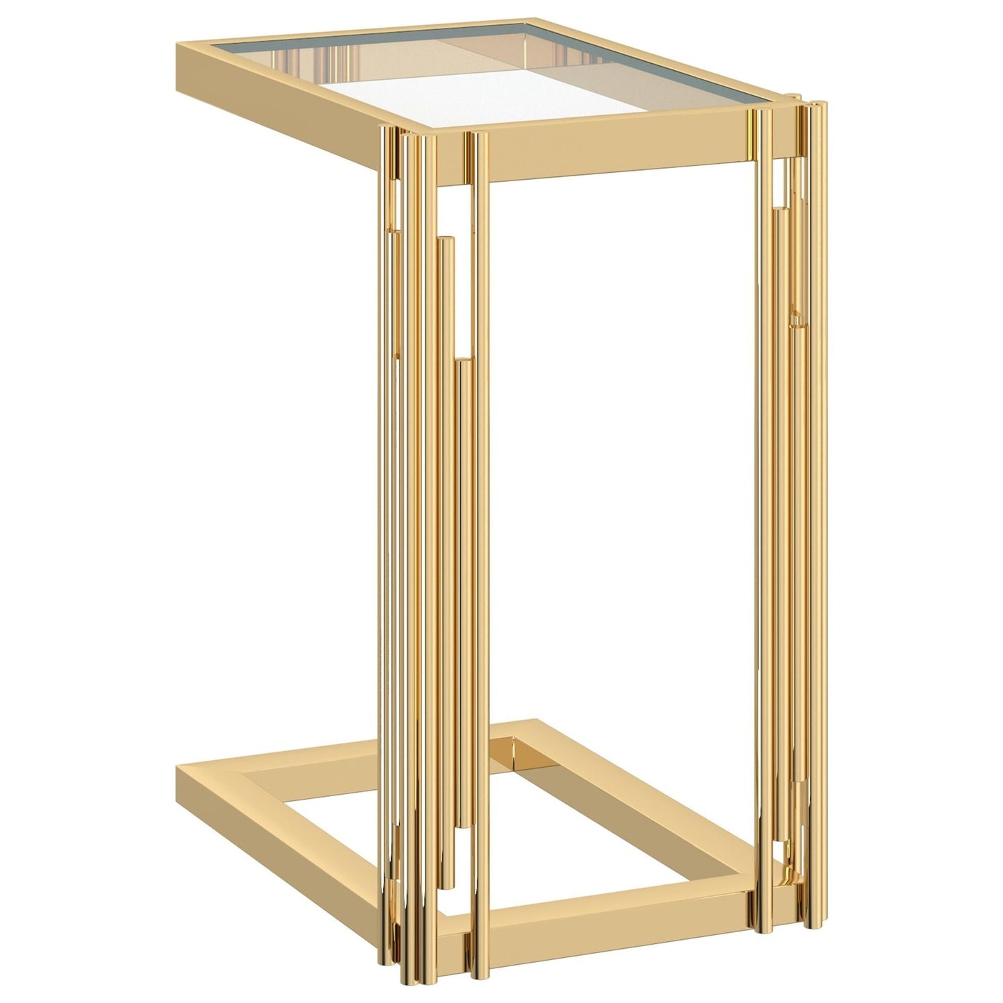 Estrel Small Accent Table in Gold