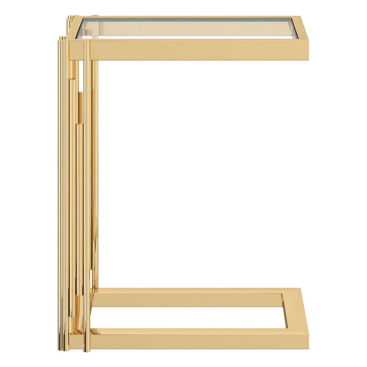 Estrel Small Accent Table in Gold