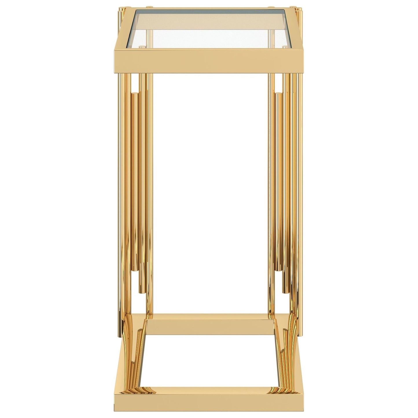 Estrel Small Accent Table in Gold