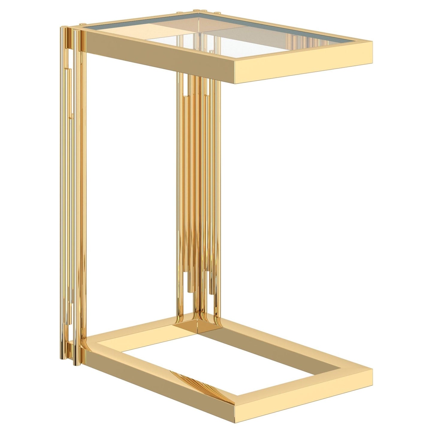 Estrel Small Accent Table in Gold