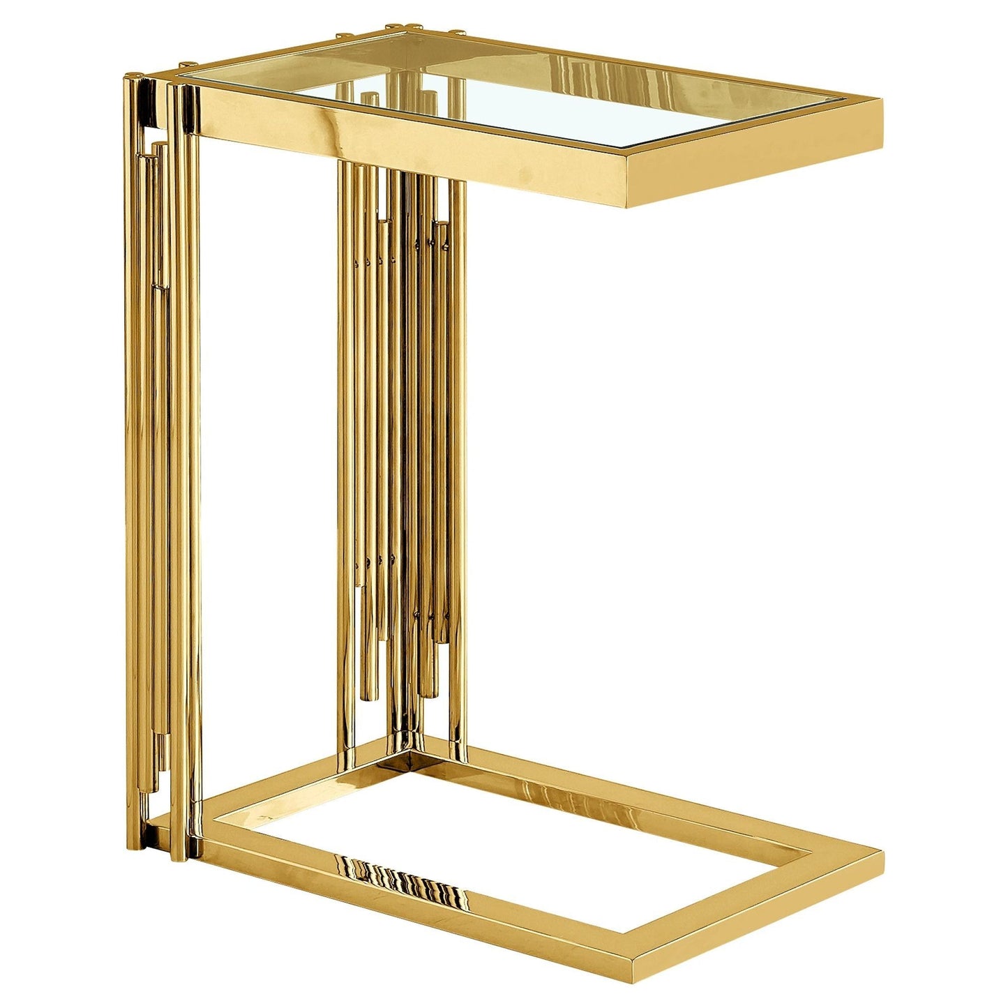 Estrel Small Accent Table in Gold