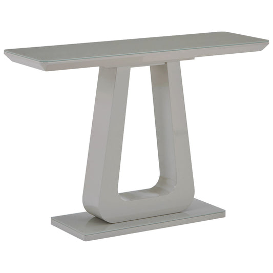 Corvus Console Table in Warm Grey