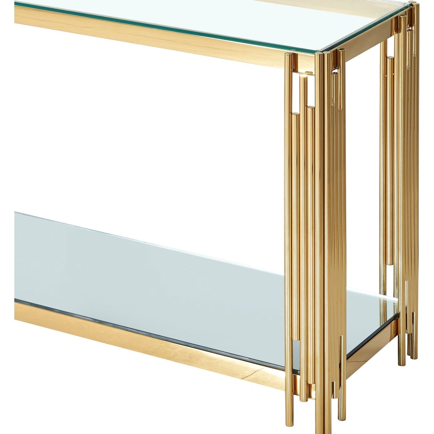 Estrel Console Table in Gold