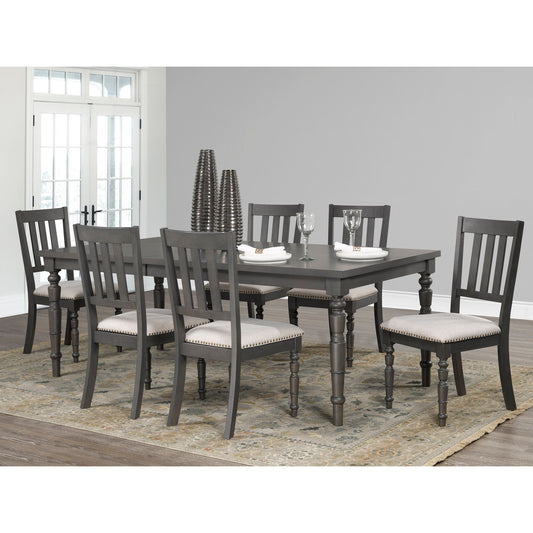 Angela 7-Piece Dining Set - Grey